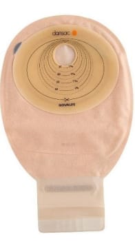 NovaLife 1 GX+, 1-dels ileostomipose, Midi, opklippelig, beige, 40-55/70 mm