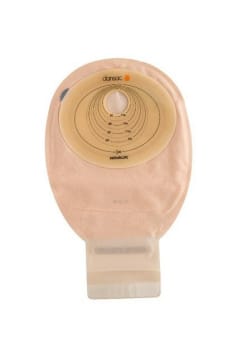 NovaLife 1 GX+ Convex, 1-dels ileostomipose, Midi, vindue, beige, Ø 30-37 mm