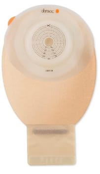 NovaLife TRE 1 Soft Convex, 1-dels ileostomipose, Midi, vindue, beige, Ø 35 mm