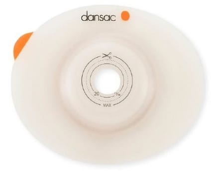 NovaLife TRE 2 convex, basisplade, 25-30mm hul, løftbar flange, 43 mm ring