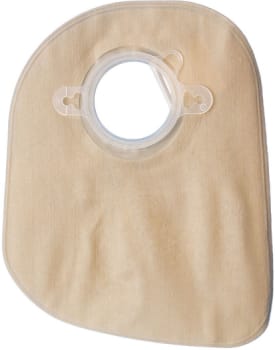 Nova 2, 2-dels colostomipose, Midi, klar, 55 mm ring