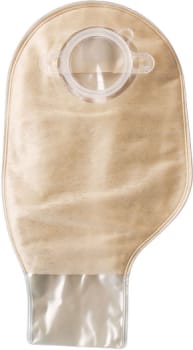 Nova 2 Asymmetrisk, 2-dels ileostomipose, Midi, beige, 55 mm ring