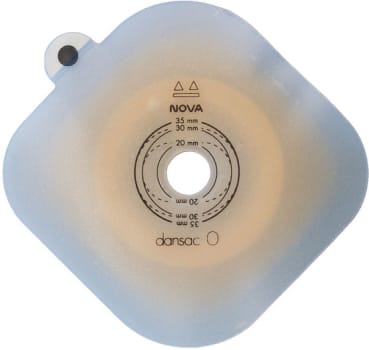 Nova 2, basisplade, opklipbar 15-62mm, løftbar flange, 70 mm ring