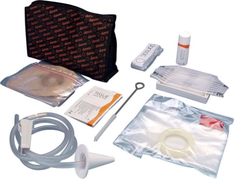 Dansac, irrigationssæt m. skylleærme, ring og ringholder