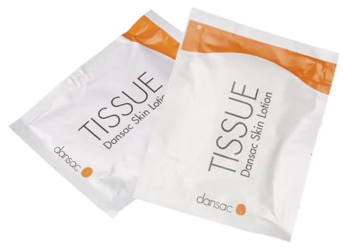 Dansac, Skin lotion, serviet