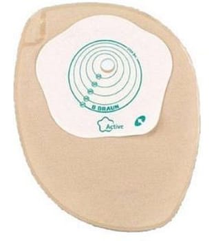 Flexima Active, 1-dels colostomipose, Midi, vindue, beige, Ø 15-50 mm
