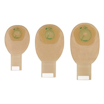 Flexima Active, 1-dels ileopose, Roll'Up udløb Mini, vindue, beige, Ø 15-45 mm