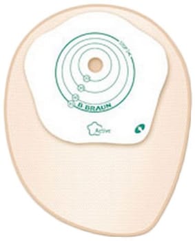 Flexima, 1-dels colostomipose, Midi, beige, Ø 35 mm