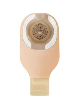 Moderma Flex CeraPlus konveks, 1-dels ileostomipose, Maxi, kant, vindue, beige, Ø 35 mm