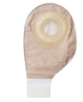 Moderma Flex, 1-dels ileo.pose, Maxi, oval, LnR, kulfilter beige, Ø 15-65/75 mm