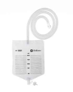 Hollister, drænagepose, klar, 2000 ml