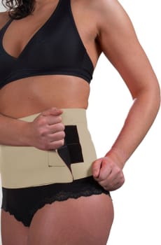 Hansen Protection, stomibrokbælte m.velcrolukke 80 cm, small