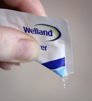 Welland, klæbefjerner uden alkohol, serviet