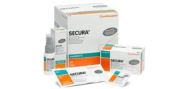 Secura No Sting, hudbeskyttelse uden alkohol, pind, steril, 1 ml