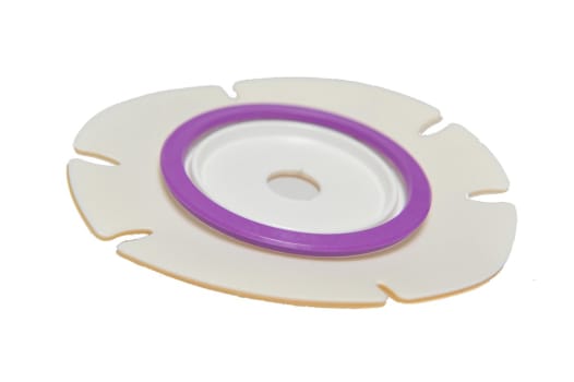 eakin dot, 2-dels ileostomipose, Standard, vindue, beige, 80 mm ring