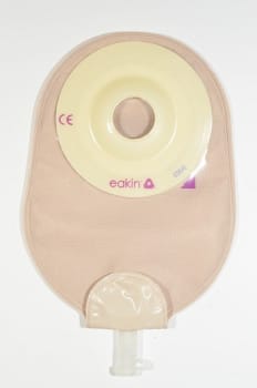 Eakin Pelican, 1-dels Standard urostomipose convex, beige vindue, Ø 30 mm