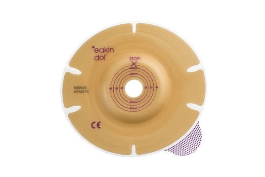 Eakin Dot Soft Convex, basisplade, opklipbar 15-40mm, løftbar flange, 60 mm ring