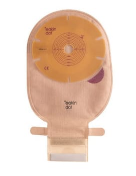 eakin dot, 1-dels ileostomipose, standard, vindue, beige, Ø 27,5 mm