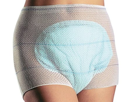 SoftPant, nettrusse, gul, small