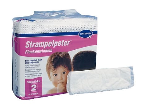 Hartmann, strampelpeter bind, uden plastindlæg 11,5 x 31,5, nr 2