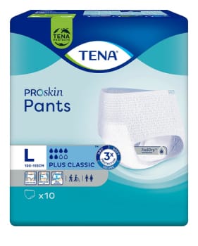 TENA Pants, bukseble plus, livvidde 100-135 cm, 510 ml, large