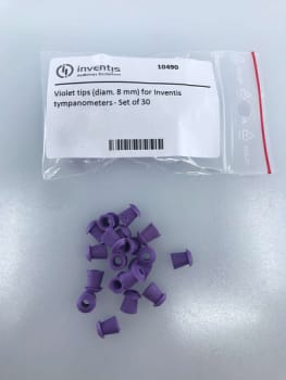 Inventis, øreprop, paddehat, violet, Timpani tympanometer, Ø 8 mm
