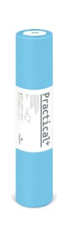Practical, 1-lags lejepapir, PE belagt, perforeret, blå, 38 cm x 50 m