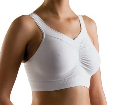 CareFix Post-Op Bra BH, Catia comfort bra, microfiber, hvid, x-large