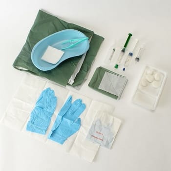 Kateterisationssæt, komplet, med lidokain, steril