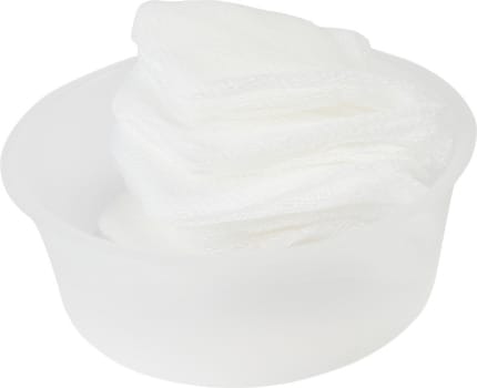 Afvaskningssæt, m 120 ml kop & 5 gazeviskers steril, 120 ml