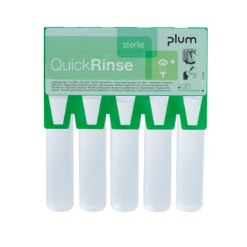 Plum, øjenskyllevæske, 0,9% NaCl, ampuller med 5 x 20 ml, 20 ml