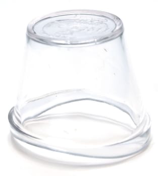 Øjenbadeglas, plast