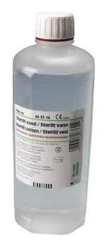 Fresenius, sterilt destilleret vand, 1000 ml