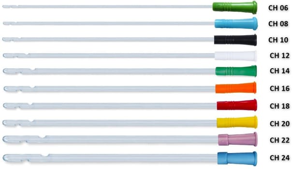 Extrudan, kateter, nelaton, ucoated, 40 cm, steril, ch 22
