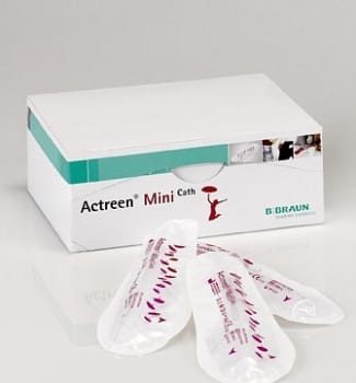 Actreen Mini Cath., Kvindekateter, 9 cm, prælubrikeret, steril, ch 12
