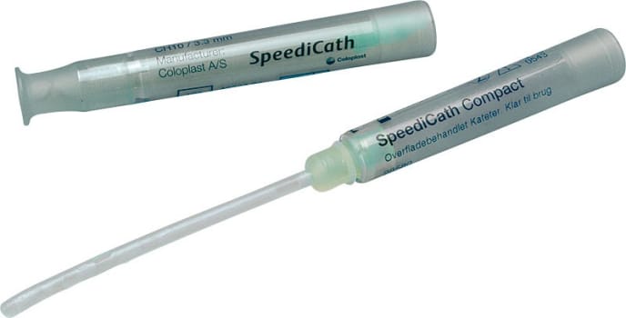 SpeediCath Compact, kvindekateter, 7 cm, steril, PVC-fri, ch 8