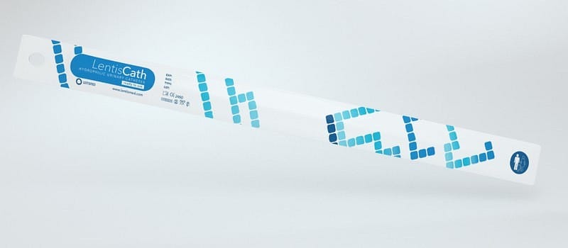 LentisCath, Nelatonkateter, hydrofil coated, 40 cm, steril, ch 8