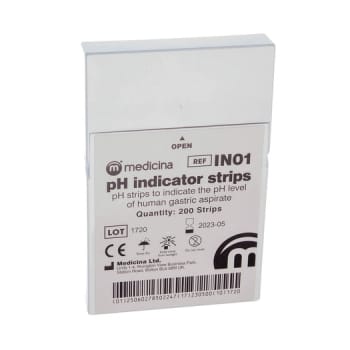 Medicina, pH indikatorstrimmel
