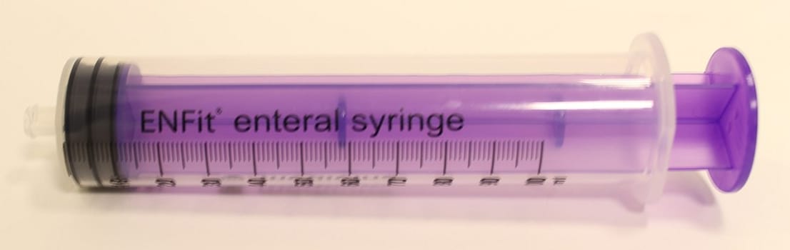 Medicina, sprøjte, enteral ENFit, engangs, st., 100 ml
