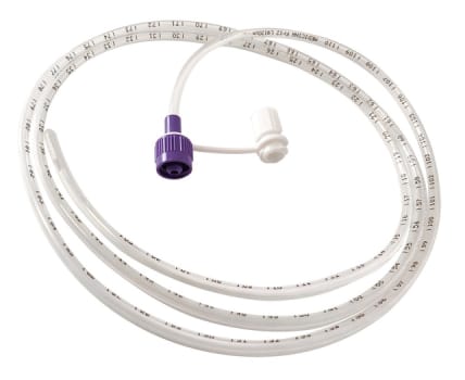 Medicina, nasogastrisk sonde, ENFit u. guidewire, 80 cm, ste, FR 12