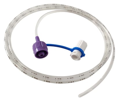 Medicina, nasogastrisk sonde, ENFit u. guidewire, 50 cm, ste, FR 8