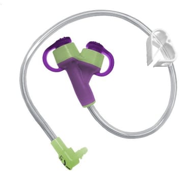 MiniONE, forlængerslange, Y-port, vinklet, enkeltv. indpakk, 60 cm