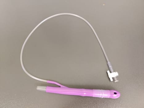 Aquacolon, rektalkateter med ballon