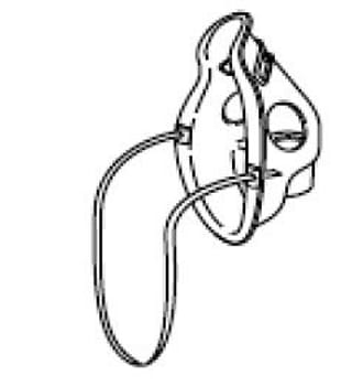 Omron, Børnemaske til C28P forstøver, PVC