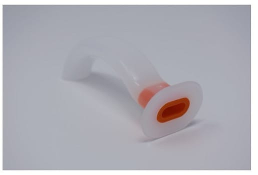 Pennine Guedel, tungeholder, orange, 110 mm, steril