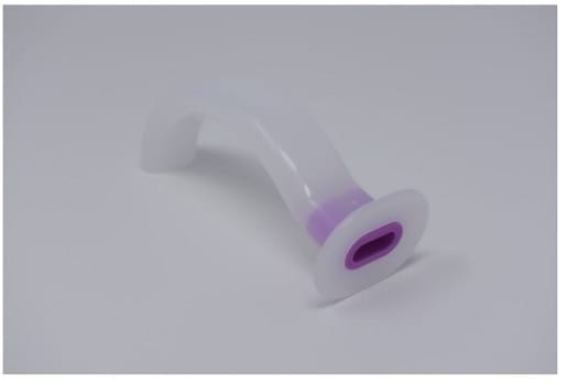 Pennine Guedel, tungeholder, lilla, 120 mm, steril, nr 6