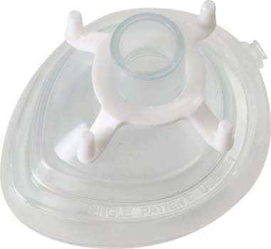 Hudson, anæst.maske m/luft,u/ventil, pht fri hvid 0-1, neonatal