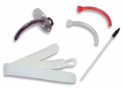 Portex Blue Line Ultra, tracheostomisæt med inderkanyle, vinklet, steril, 8 mm