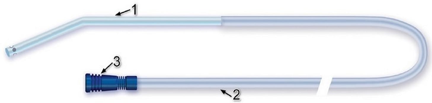 Extrudan, Std. sugesæt, 4øjne, ch 20, 220 mm, tragt, st, 300 ml