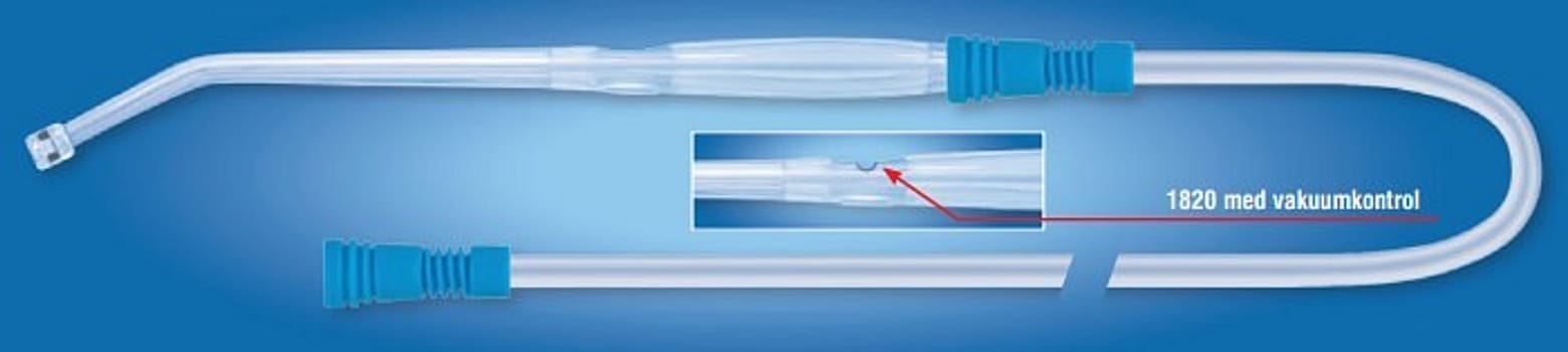 EXTRUDAN Multi Lumen, Sugesæt, m/håndst, sump/diffus, ch 30, tragt, st, 210 cm